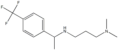 [3-(dimethylamino)propyl]({1-[4-(trifluoromethyl)phenyl]ethyl})amine Structure