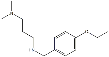 [3-(dimethylamino)propyl][(4-ethoxyphenyl)methyl]amine Structure