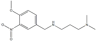[3-(dimethylamino)propyl][(4-methoxy-3-nitrophenyl)methyl]amine Structure