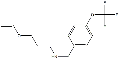 [3-(ethenyloxy)propyl]({[4-(trifluoromethoxy)phenyl]methyl})amine 구조식 이미지