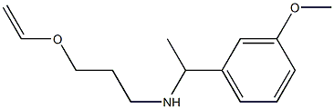 [3-(ethenyloxy)propyl][1-(3-methoxyphenyl)ethyl]amine 구조식 이미지