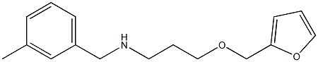 [3-(furan-2-ylmethoxy)propyl][(3-methylphenyl)methyl]amine Structure