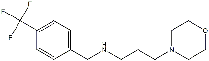 [3-(morpholin-4-yl)propyl]({[4-(trifluoromethyl)phenyl]methyl})amine 구조식 이미지