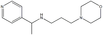 [3-(morpholin-4-yl)propyl][1-(pyridin-4-yl)ethyl]amine 구조식 이미지