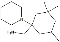 [3,3,5-trimethyl-1-(piperidin-1-yl)cyclohexyl]methanamine Structure