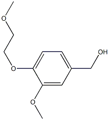 [3-methoxy-4-(2-methoxyethoxy)phenyl]methanol Structure