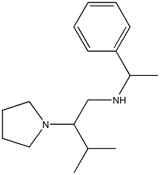 [3-methyl-2-(pyrrolidin-1-yl)butyl](1-phenylethyl)amine 구조식 이미지