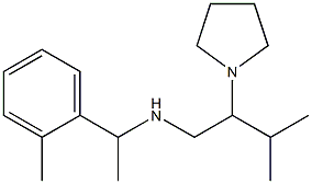 [3-methyl-2-(pyrrolidin-1-yl)butyl][1-(2-methylphenyl)ethyl]amine 구조식 이미지