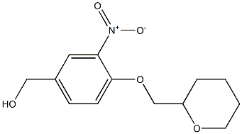 [3-nitro-4-(oxan-2-ylmethoxy)phenyl]methanol Structure