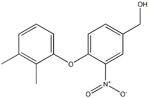 [4-(2,3-dimethylphenoxy)-3-nitrophenyl]methanol Structure