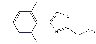 [4-(2,4,6-trimethylphenyl)-1,3-thiazol-2-yl]methanamine Structure