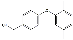 [4-(2,5-dimethylphenoxy)phenyl]methanamine Structure