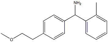[4-(2-methoxyethyl)phenyl](2-methylphenyl)methanamine 구조식 이미지