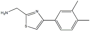 [4-(3,4-dimethylphenyl)-1,3-thiazol-2-yl]methanamine 구조식 이미지