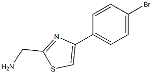 [4-(4-bromophenyl)-1,3-thiazol-2-yl]methanamine Structure