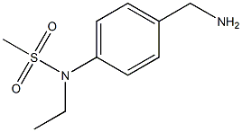 [4-(aminomethyl)phenyl]-N-ethylmethanesulfonamide 구조식 이미지