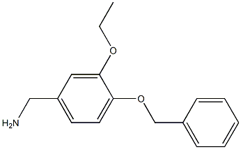 [4-(benzyloxy)-3-ethoxyphenyl]methanamine Structure