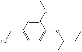 [4-(butan-2-yloxy)-3-methoxyphenyl]methanol Structure