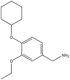 [4-(cyclohexyloxy)-3-ethoxyphenyl]methanamine 구조식 이미지