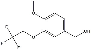 [4-methoxy-3-(2,2,2-trifluoroethoxy)phenyl]methanol 구조식 이미지
