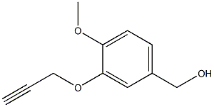 [4-methoxy-3-(prop-2-yn-1-yloxy)phenyl]methanol 구조식 이미지