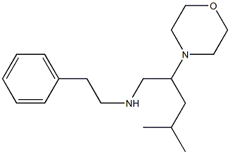 [4-methyl-2-(morpholin-4-yl)pentyl](2-phenylethyl)amine 구조식 이미지