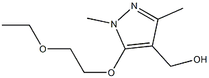 [5-(2-ethoxyethoxy)-1,3-dimethyl-1H-pyrazol-4-yl]methanol 구조식 이미지