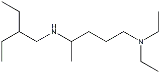 [5-(diethylamino)pentan-2-yl](2-ethylbutyl)amine 구조식 이미지