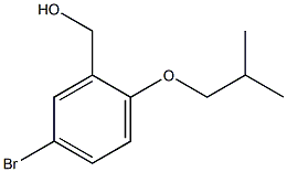 [5-bromo-2-(2-methylpropoxy)phenyl]methanol Structure