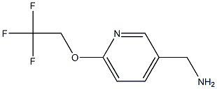 [6-(2,2,2-trifluoroethoxy)pyridin-3-yl]methylamine Structure