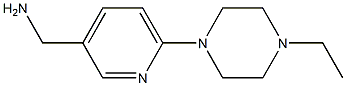 [6-(4-ethylpiperazin-1-yl)pyridin-3-yl]methylamine Structure