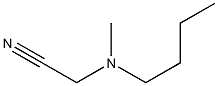 [butyl(methyl)amino]acetonitrile Structure