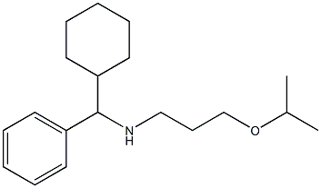 [cyclohexyl(phenyl)methyl][3-(propan-2-yloxy)propyl]amine Structure