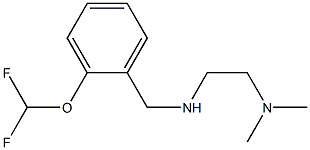 {[2-(difluoromethoxy)phenyl]methyl}[2-(dimethylamino)ethyl]amine 구조식 이미지
