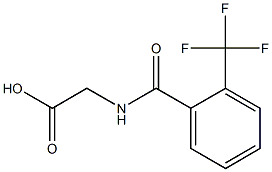 {[2-(trifluoromethyl)benzoyl]amino}acetic acid Structure