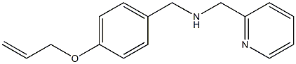 {[4-(prop-2-en-1-yloxy)phenyl]methyl}(pyridin-2-ylmethyl)amine 구조식 이미지