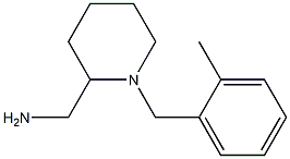 {1-[(2-methylphenyl)methyl]piperidin-2-yl}methanamine Structure