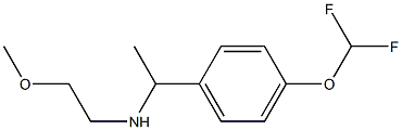 {1-[4-(difluoromethoxy)phenyl]ethyl}(2-methoxyethyl)amine 구조식 이미지