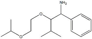 {1-amino-3-methyl-2-[2-(propan-2-yloxy)ethoxy]butyl}benzene Structure