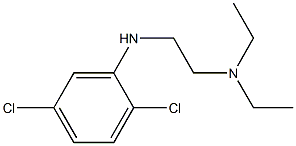 {2-[(2,5-dichlorophenyl)amino]ethyl}diethylamine Structure