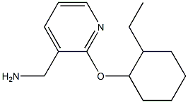 {2-[(2-ethylcyclohexyl)oxy]pyridin-3-yl}methanamine Structure