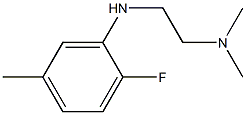 {2-[(2-fluoro-5-methylphenyl)amino]ethyl}dimethylamine 구조식 이미지