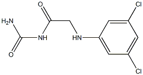 {2-[(3,5-dichlorophenyl)amino]acetyl}urea 구조식 이미지
