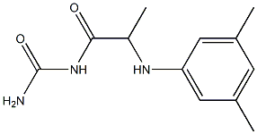 {2-[(3,5-dimethylphenyl)amino]propanoyl}urea Structure