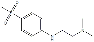 {2-[(4-methanesulfonylphenyl)amino]ethyl}dimethylamine 구조식 이미지