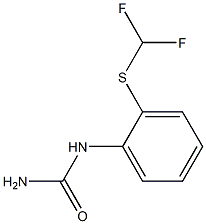 {2-[(difluoromethyl)sulfanyl]phenyl}urea Structure