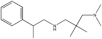 {2-[(dimethylamino)methyl]-2-methylpropyl}(2-phenylpropyl)amine 구조식 이미지