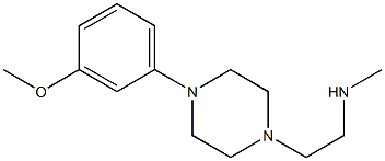 {2-[4-(3-methoxyphenyl)piperazin-1-yl]ethyl}(methyl)amine 구조식 이미지