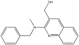 {2-[benzyl(methyl)amino]quinolin-3-yl}methanol Structure