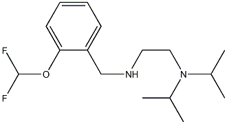 {2-[bis(propan-2-yl)amino]ethyl}({[2-(difluoromethoxy)phenyl]methyl})amine Structure